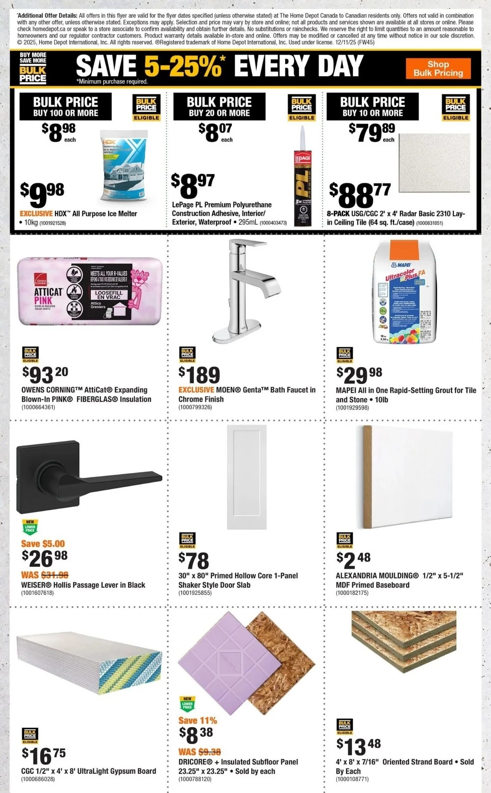 home depot flyer december 11 17 8