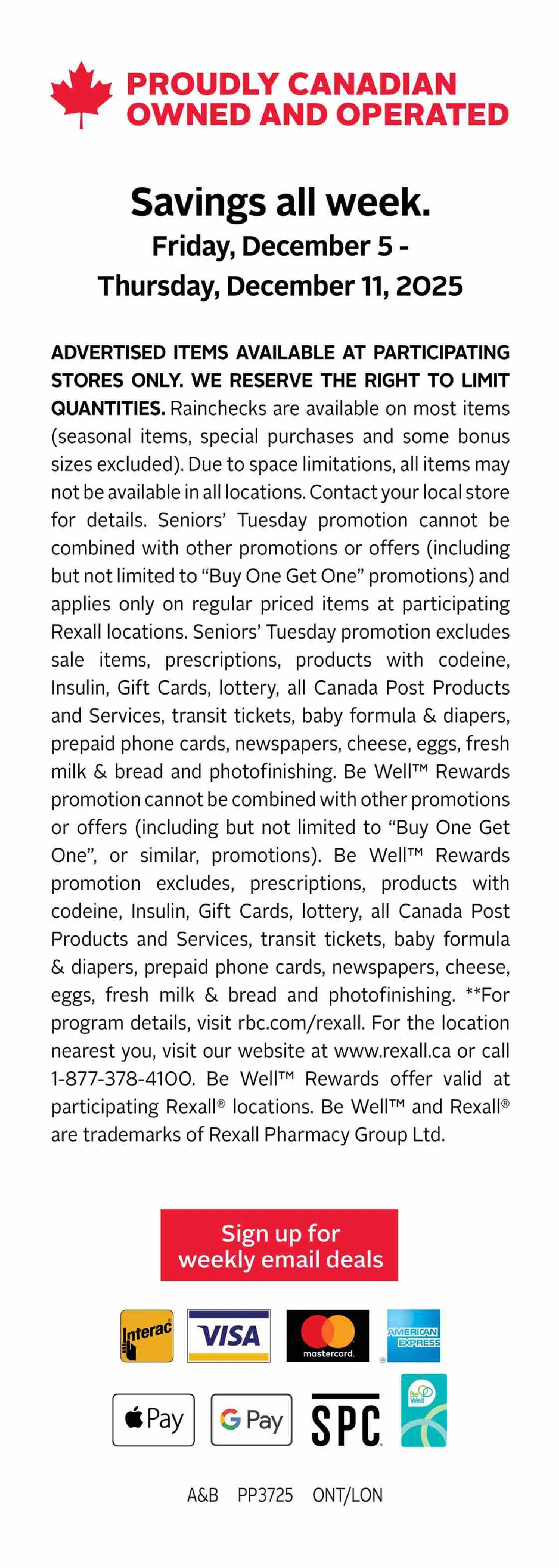 Rexall Flyer December 5 to December 11, 2025 6 – rexall flyer 5 11 000027