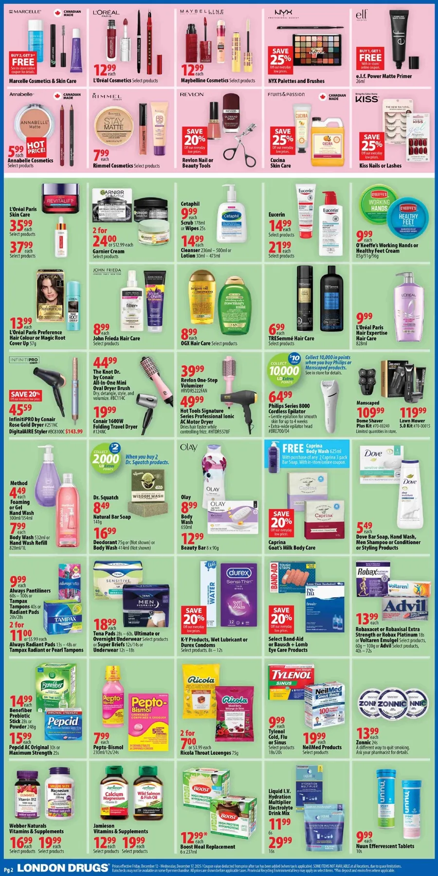 London Drugs Flyer December 12 to 18, 2025 86 – london drugs 12 17 000002