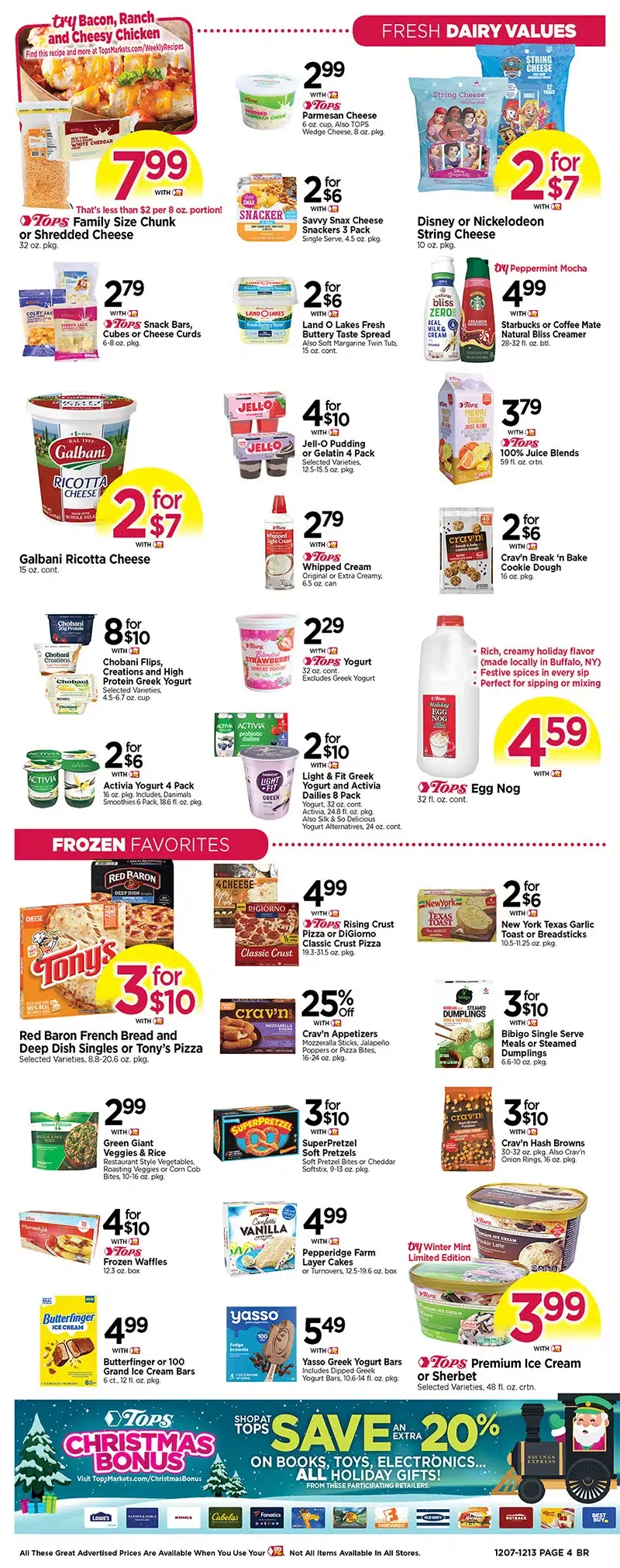 Tops Weekly Ad Dec 7 to 13, 2025 3 – 4