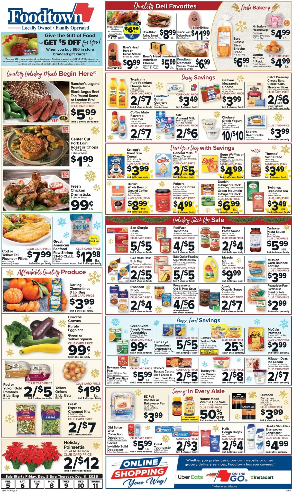 Foodtown Weekly Ad Dec 5 to 11, 2025 1 – foodtown ad 5 11 1