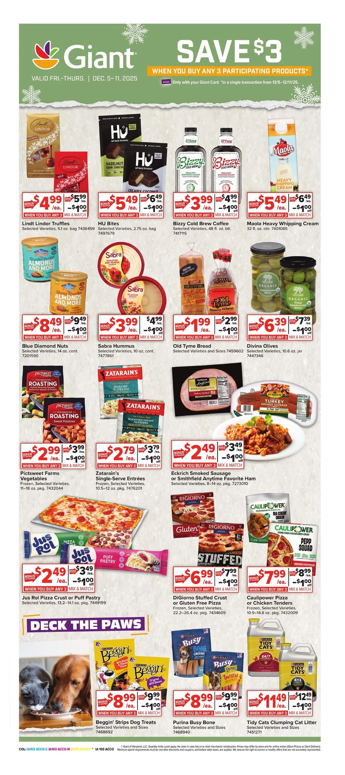 Giant Food Weekly Ad Dec 5 to 11, 2025 3 – giant food 5 11 10