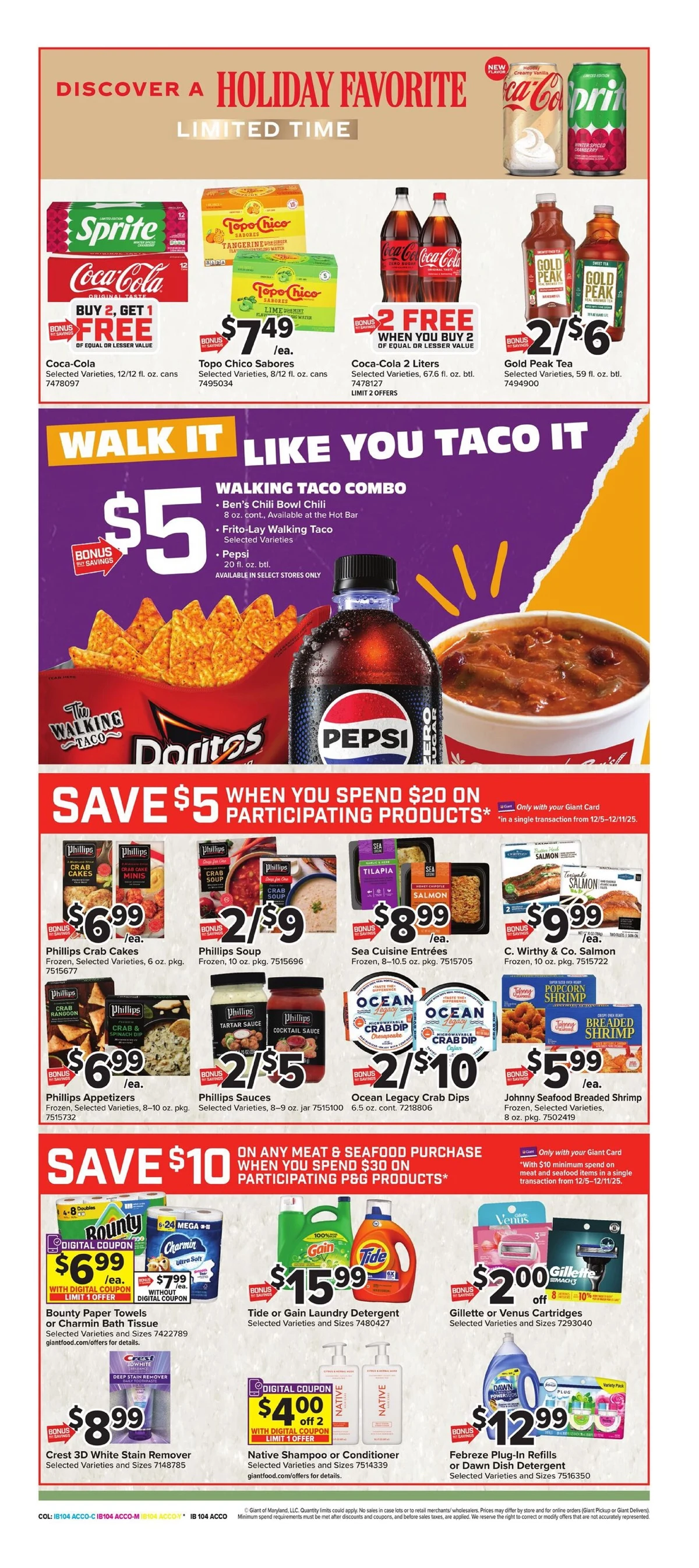 Giant Food Weekly Ad Dec 5 to 11, 2025 4 – giant food 5 11 11