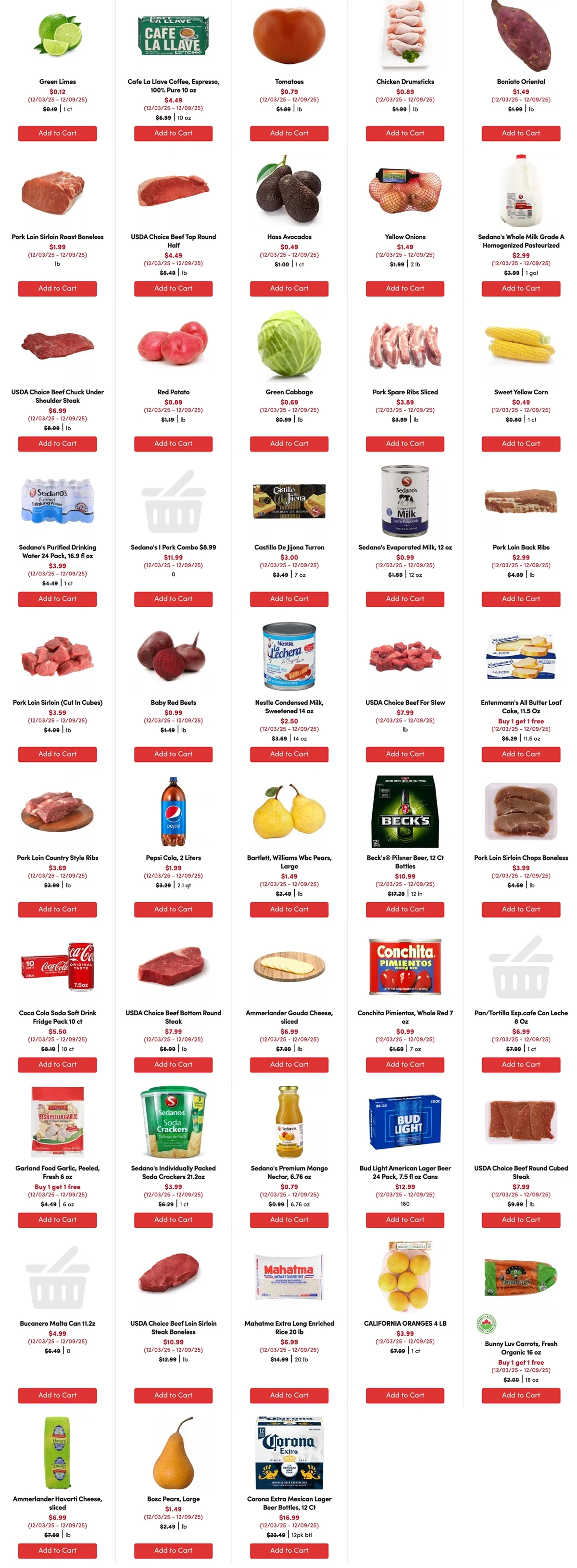 Sedano's Weekly Ad Dec 3 to 9, 2025 1 – sedanos ad 3 9 00001