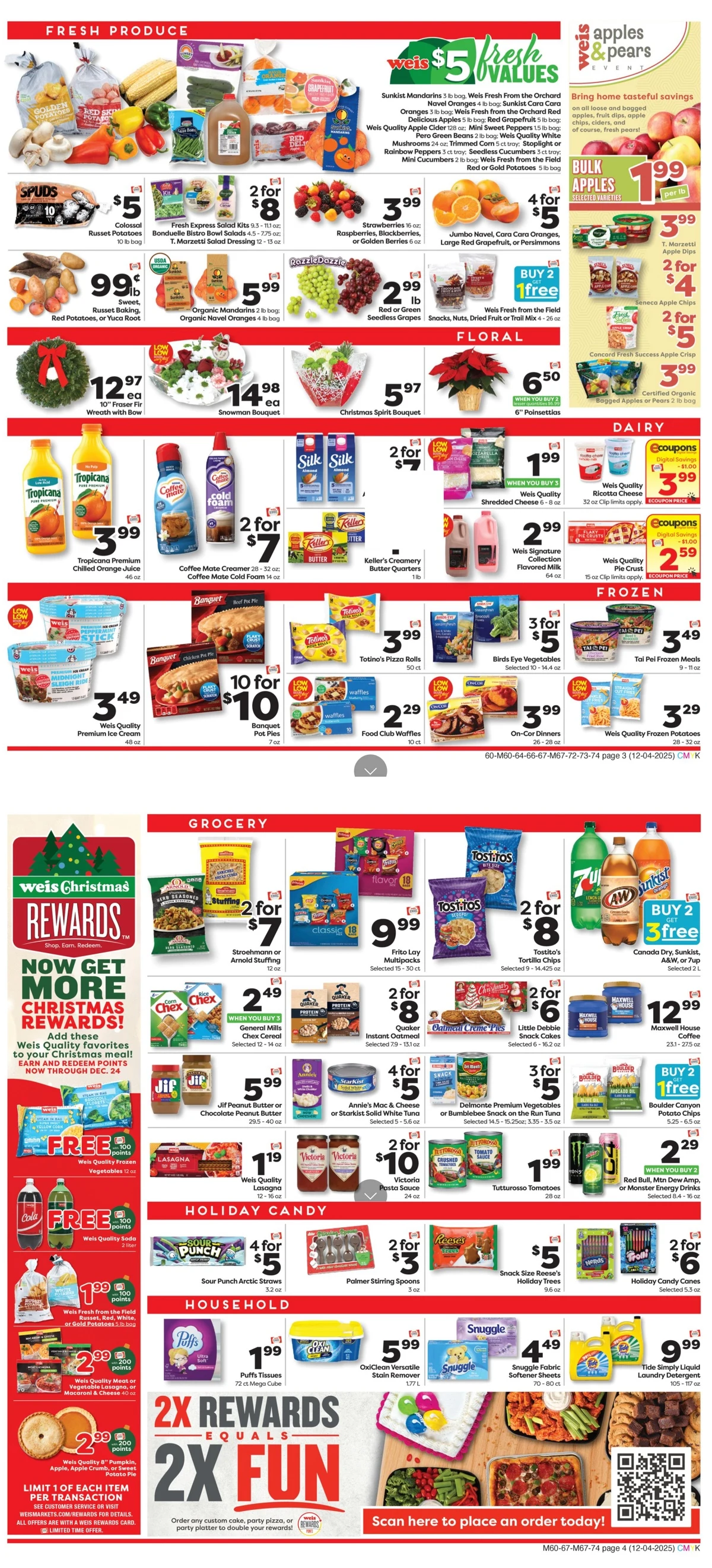Weis Markets Weekly Ad 12/4/25 & 12/11/25 preview 1 – weis markets 4 10 00002