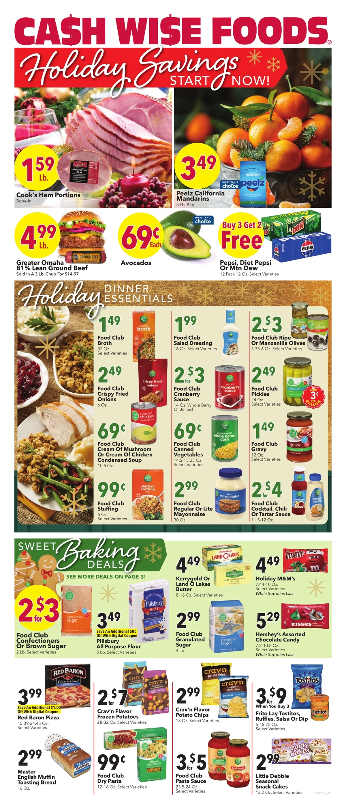 Cash Wise Weekly Ad (12/10/25 – 12/17/25) preview 110 – 1 2