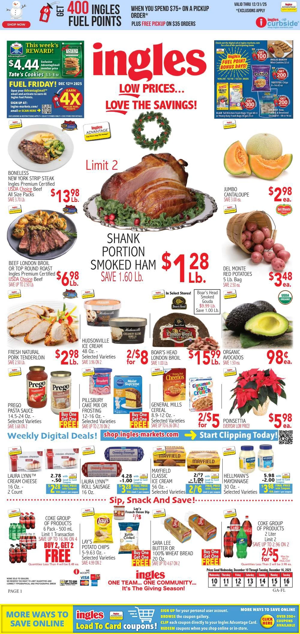 Ingles Weekly Ad (12/10/25 – 12/17/25) preview 102 – 1 ga C