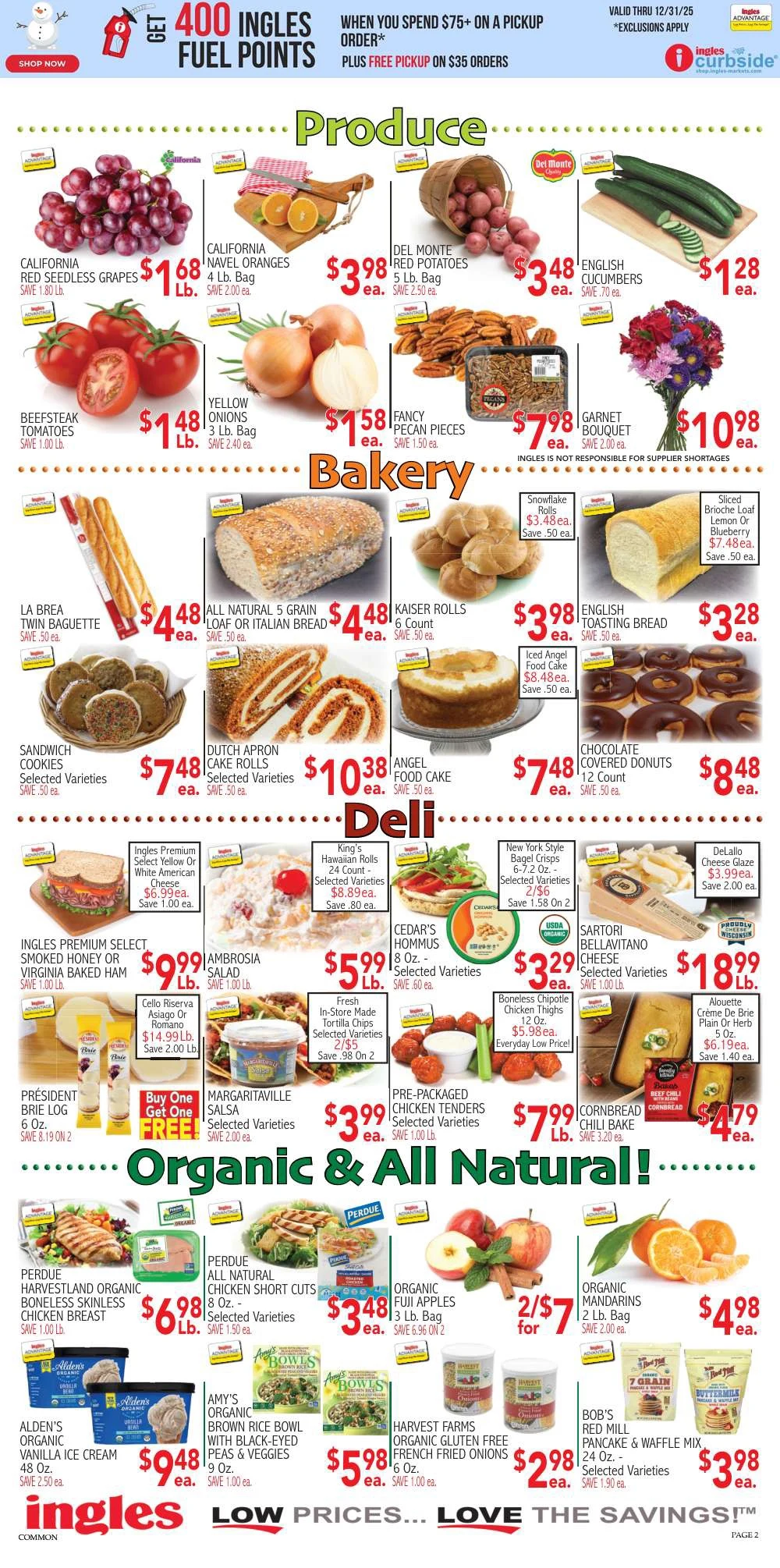Ingles Weekly Ad (12/10/25 – 12/17/25) preview 103 – 2 wnc C