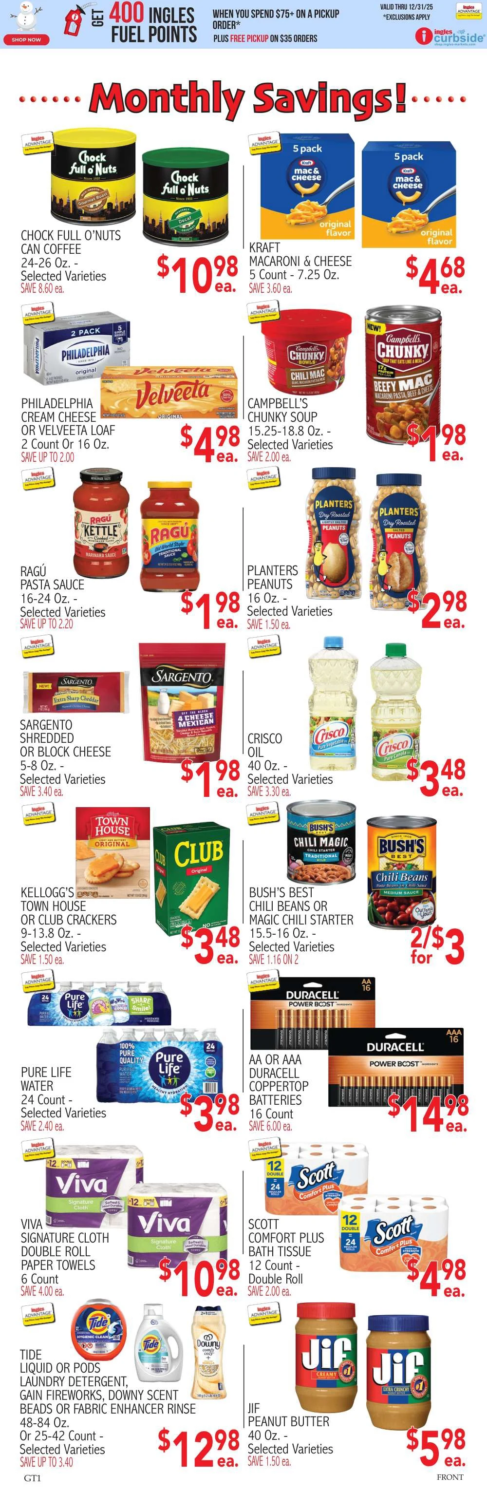 Ingles Weekly Ad Dec 10 to 16, 2025 3 – 5 wnc C