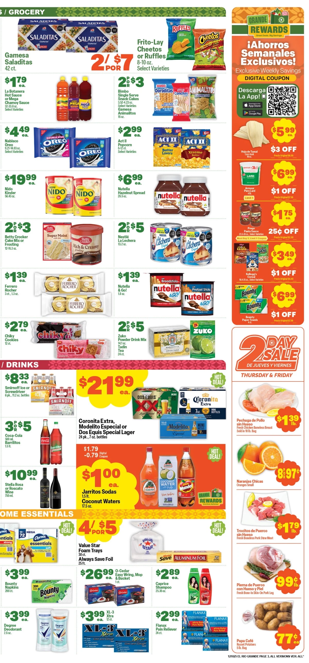 El Rio Grande Weekly Ad (12/10/25 – 12/17/25) preview 120 – elriogrande ad 10 16 2 2