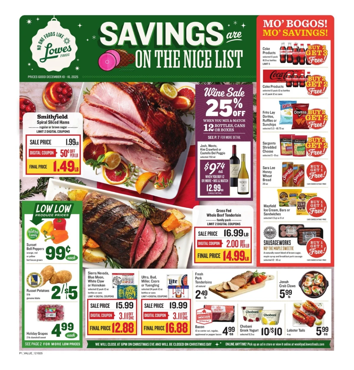Lowes Foods Weekly Ad (12/10/25 – 12/17/25) preview 133 – lowes foods 17 23 01