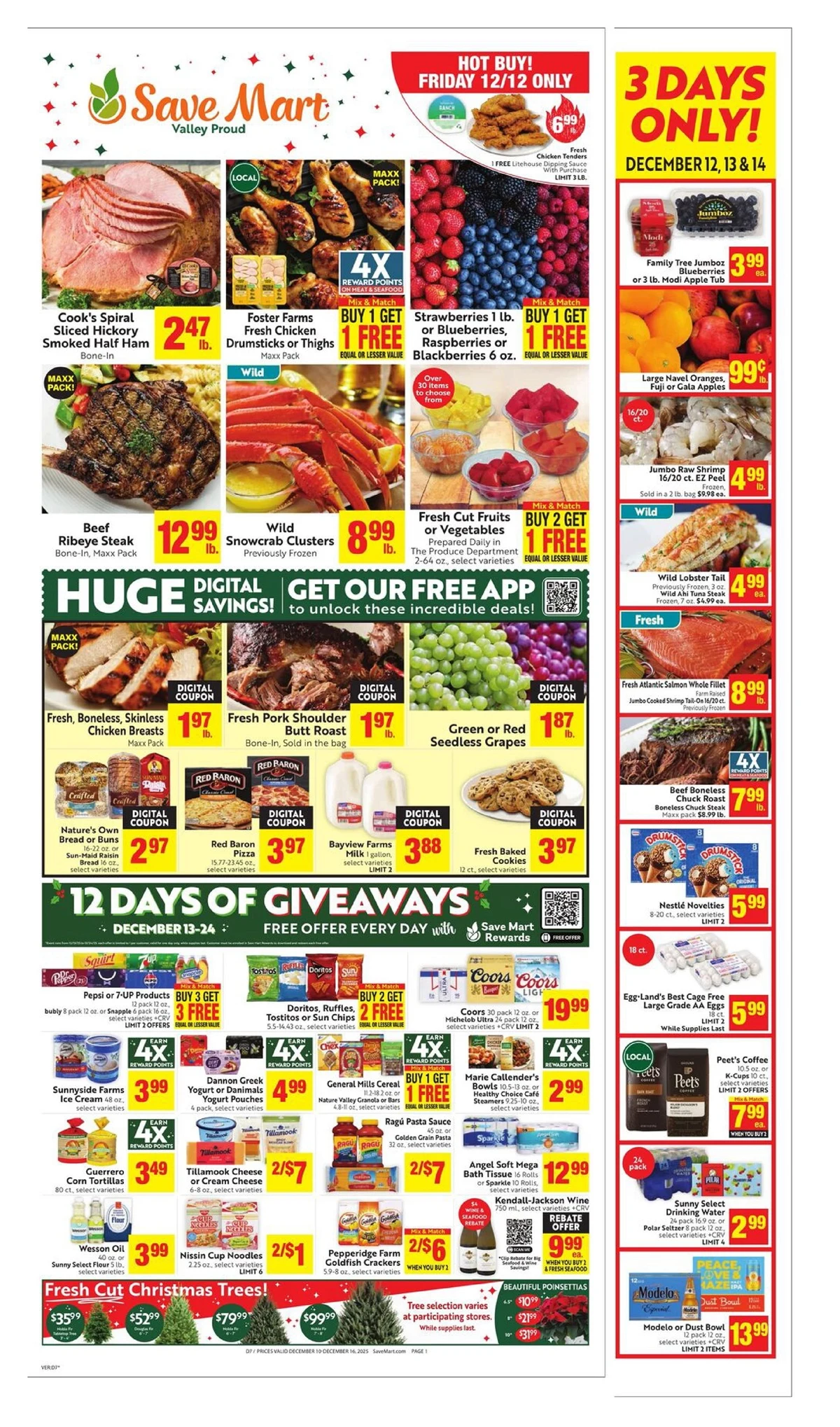 Save Mart Weekly Ad (12/10/25 – 12/17/25) preview 100 – savemart ad 10 16 1