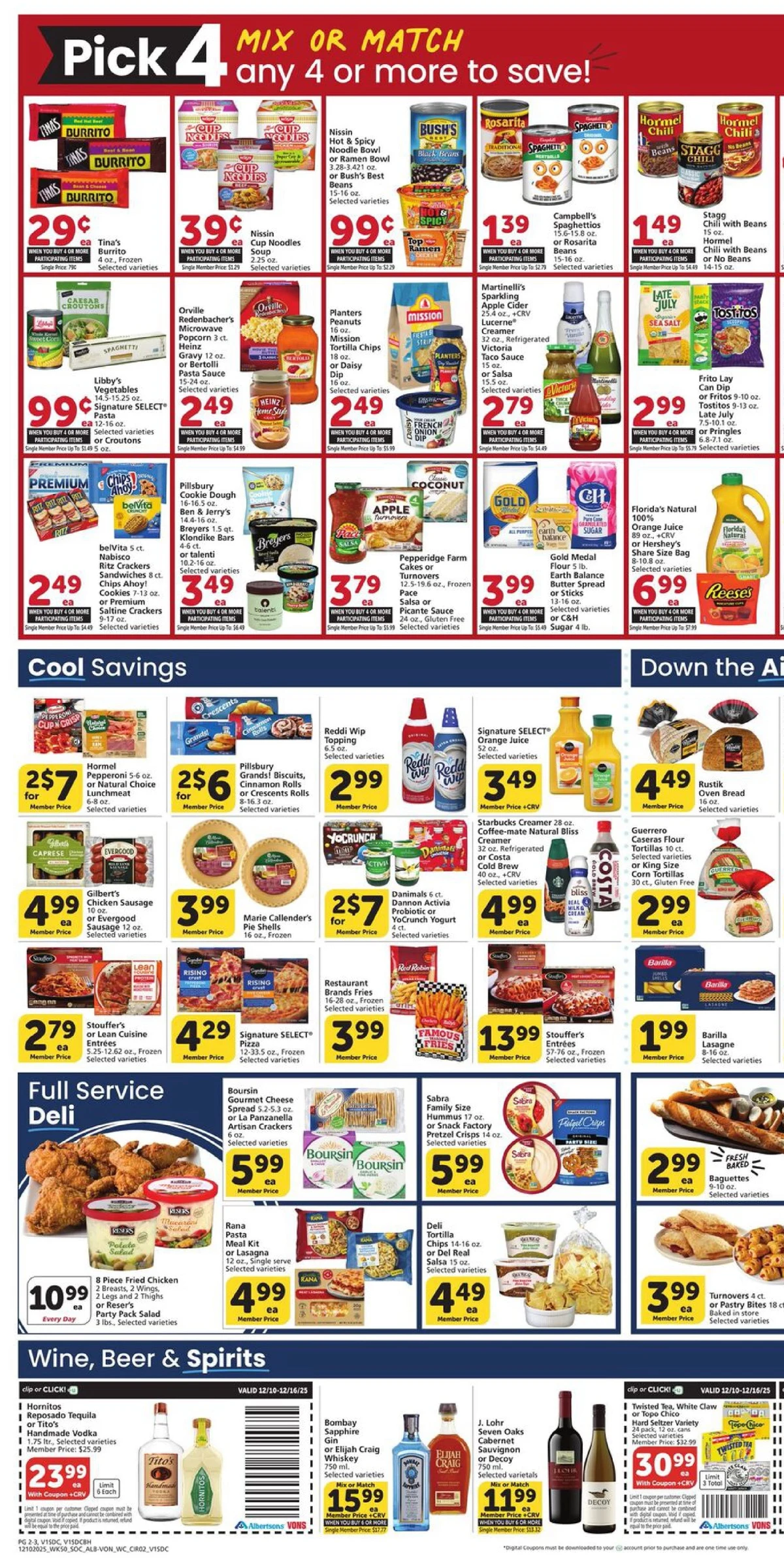 Vons Weekly Ad (12/10/25 – 12/17/25) preview 2 – vons ad 10 16 3