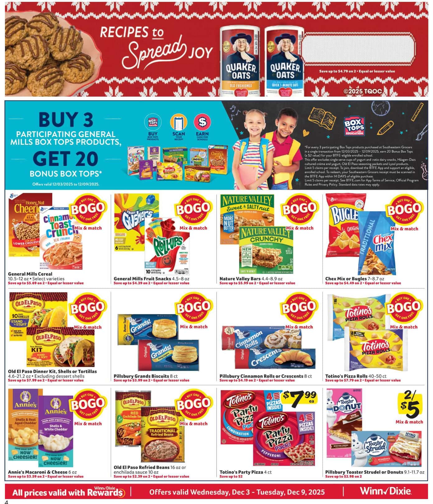 Winn Dixie Weekly Ad 12/3/25 & 12/10/25 preview 2 –