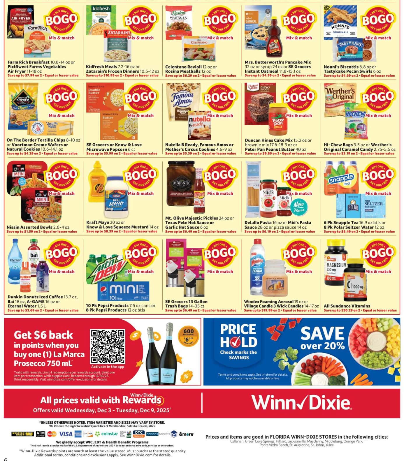 Winn Dixie Weekly Ad 12/3/25 & 12/10/25 preview 2 –