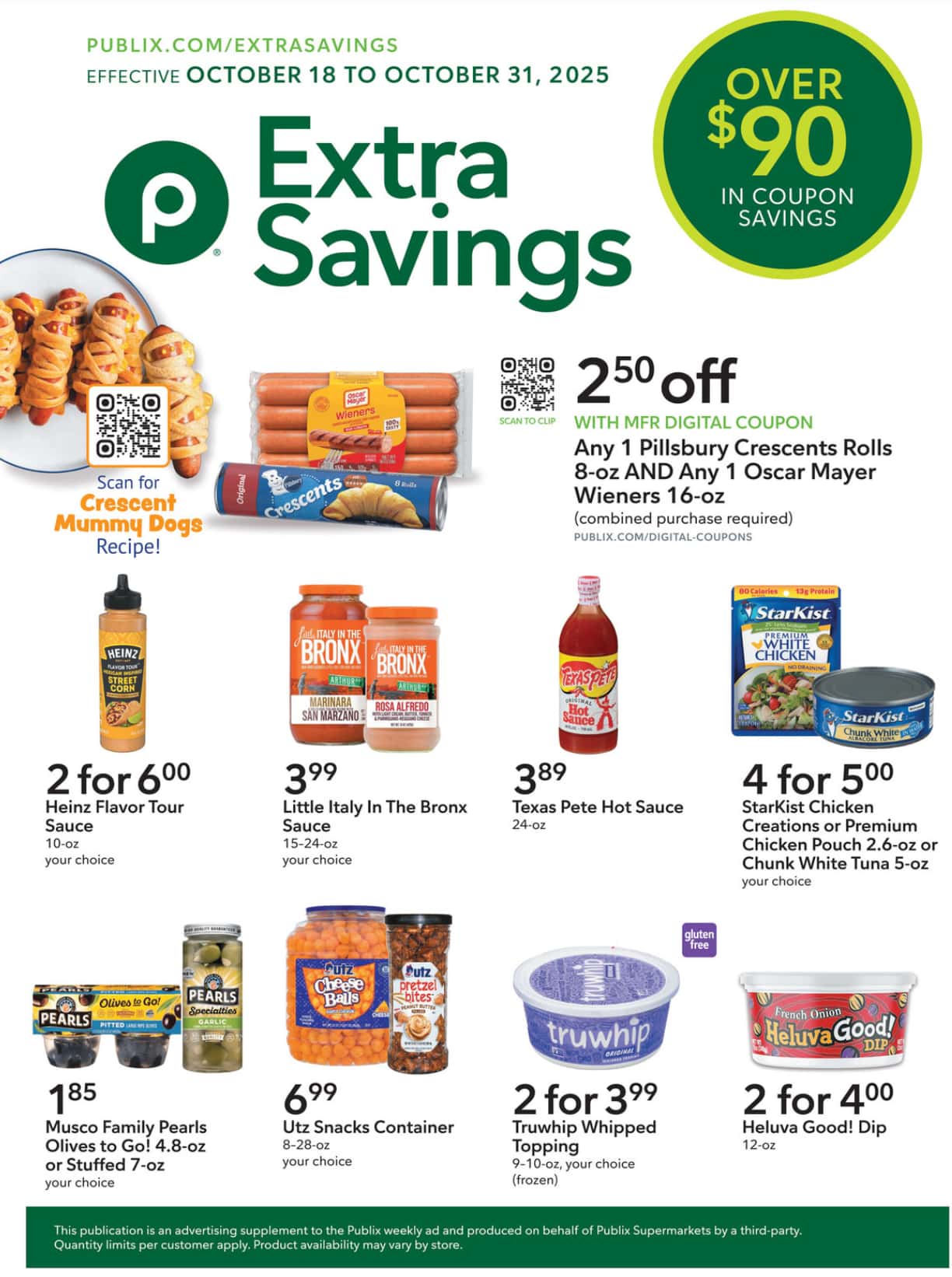 Publix Ad Extra Savings 10/18/25 – 10/31/25 43 –