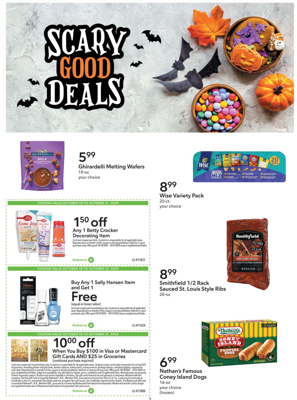 Publix Ad Extra Savings 10/18/25 – 10/31/25 44 –