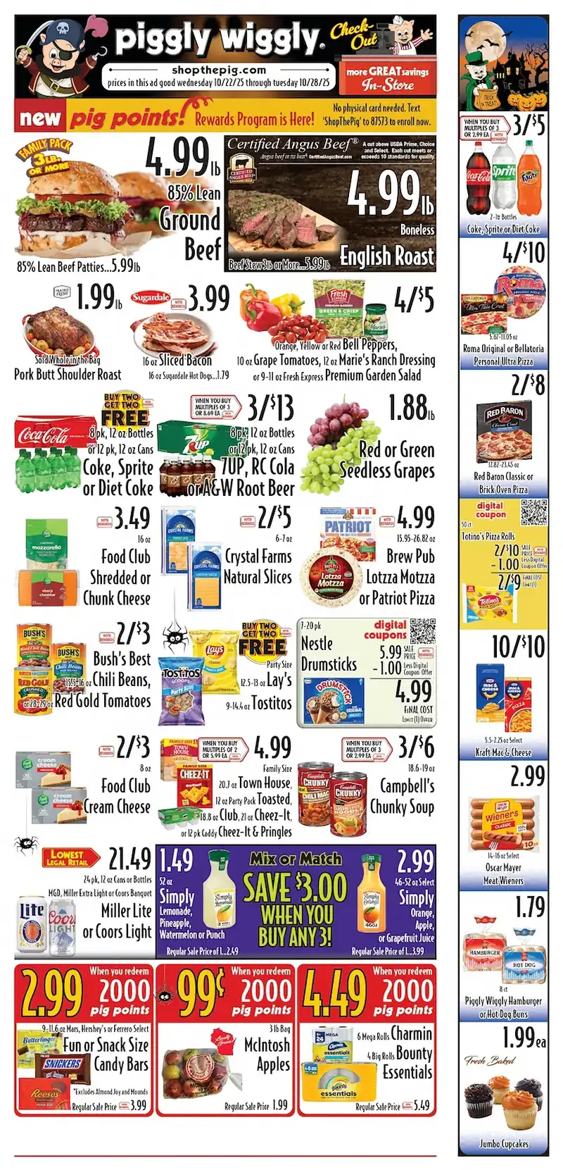 Piggly Wiggly Weekly Ad October 22 to October 28, 2025 1 – 1