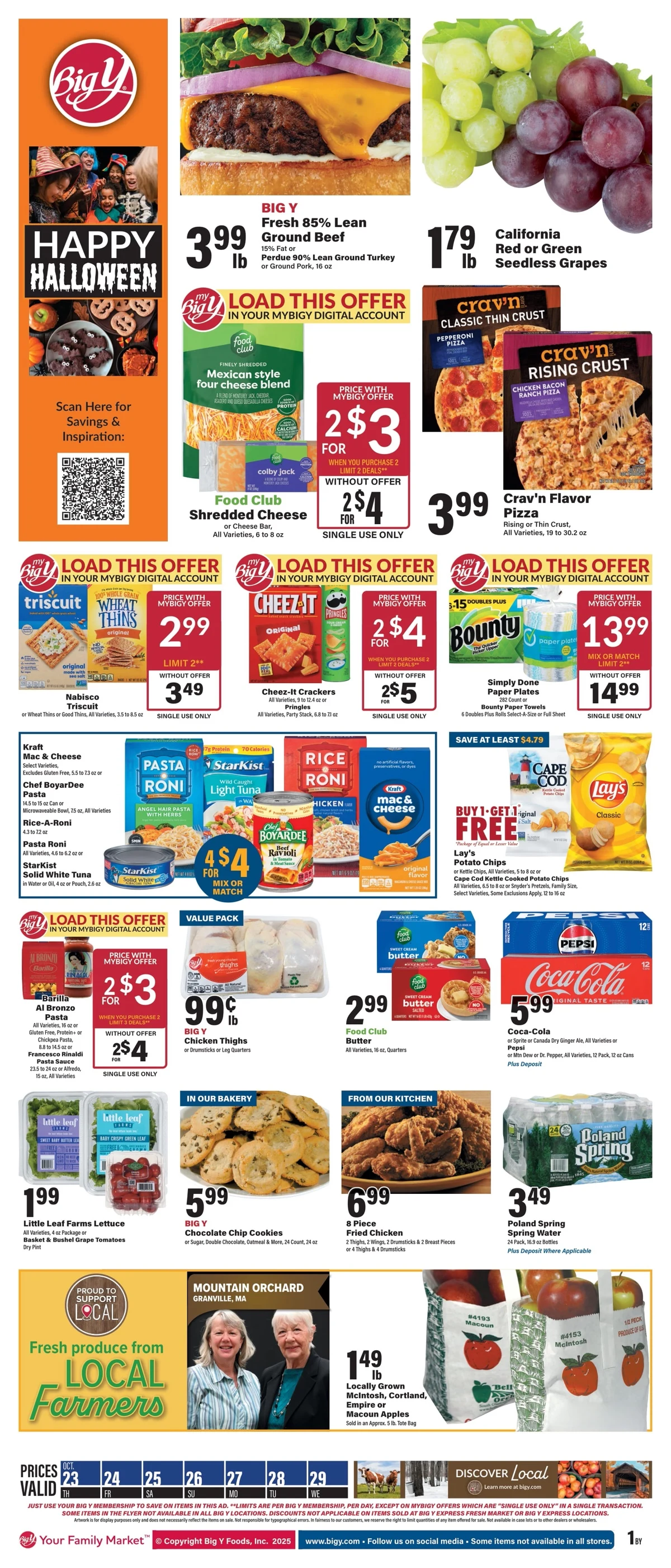 Big Y Flyer 10/23/25 – 10/29/25 weekly ad preview 331 – big y ad 23 29 01