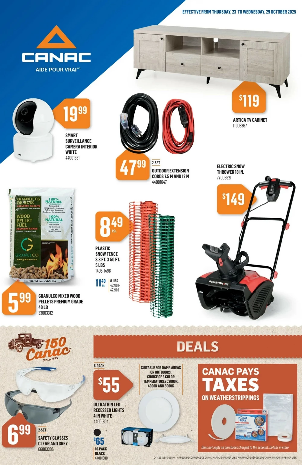 Canac Flyer October 23 to October 29, 2025 390 – canac flyer october 23 29 1 90238899