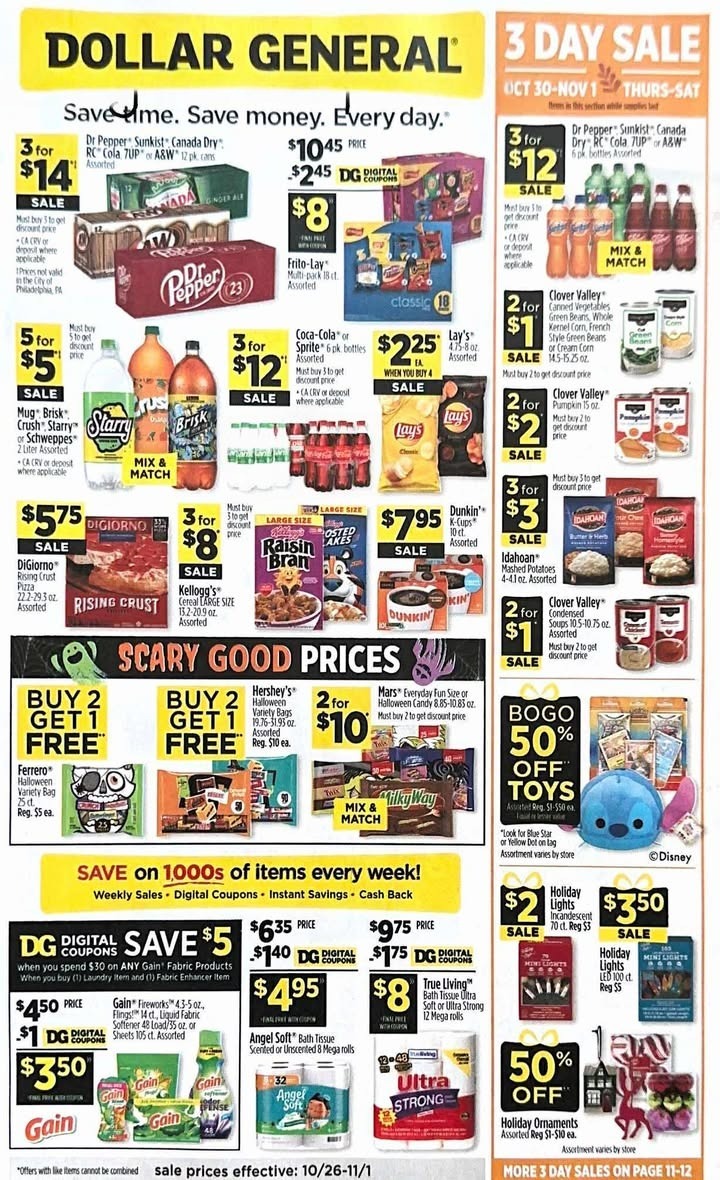 Dollar General Weekly Ad October 26 to November 1, 2025 1 – dg001