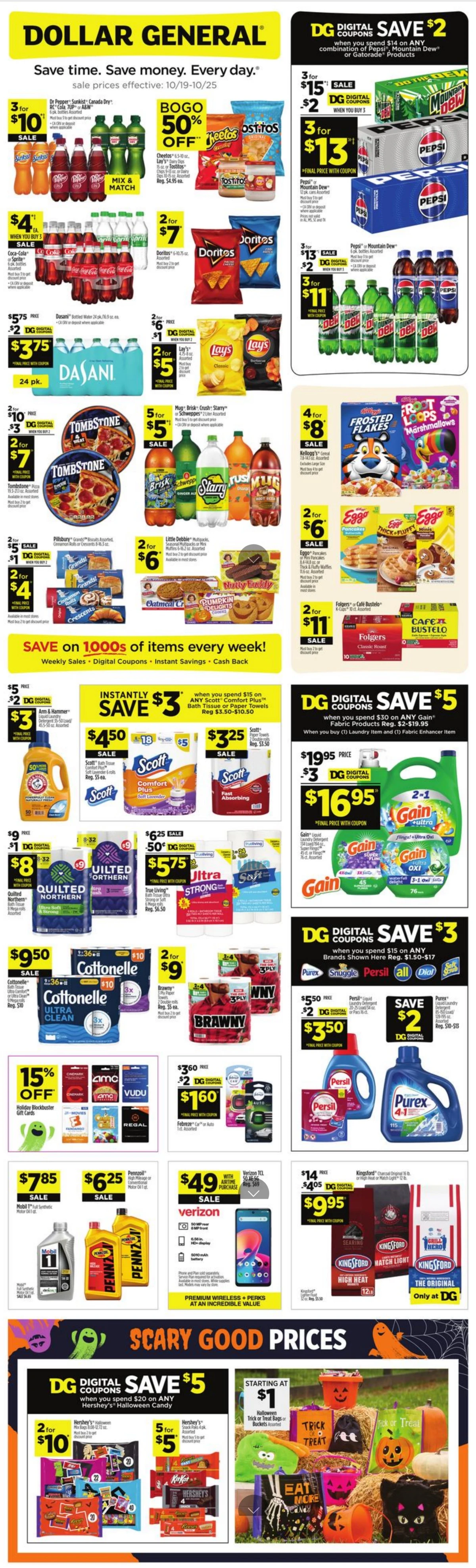 Dollar General Weekly Ad October 19 to October 25, 2025 1 – dollar general 19 25 00002