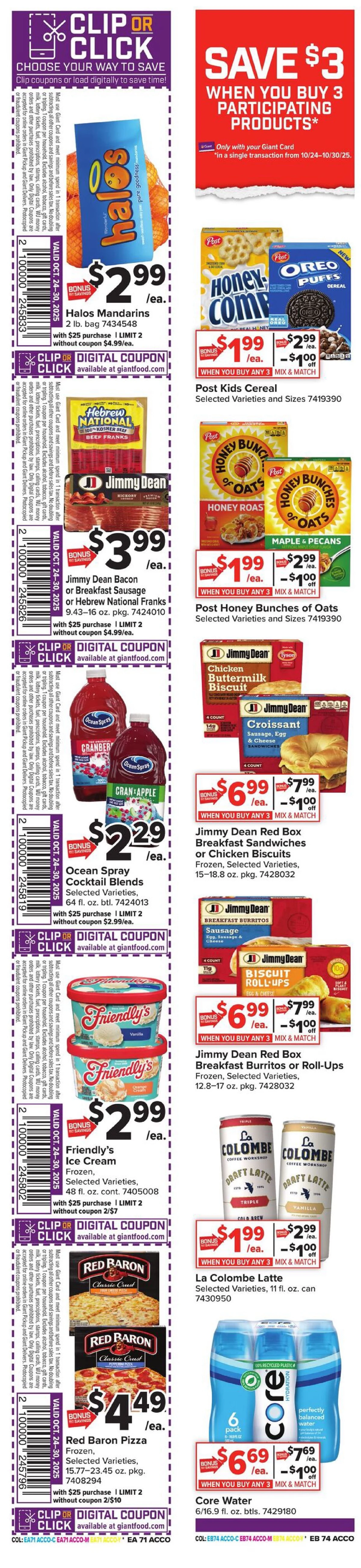 Giant Food Weekly Ad 10/24/25 – 10/30/25 preview 319 – giant food ad 24 30 02