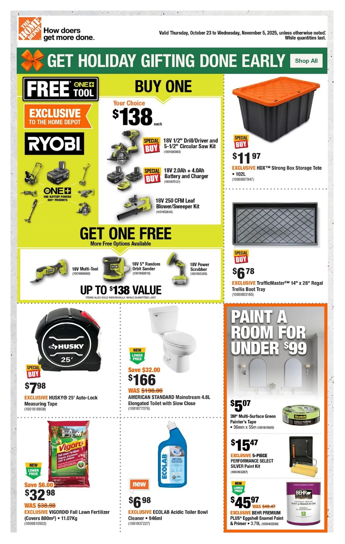 Home Depot Flyer October 30 to November 5, 2025 252 – home depot flyer 23 5 1