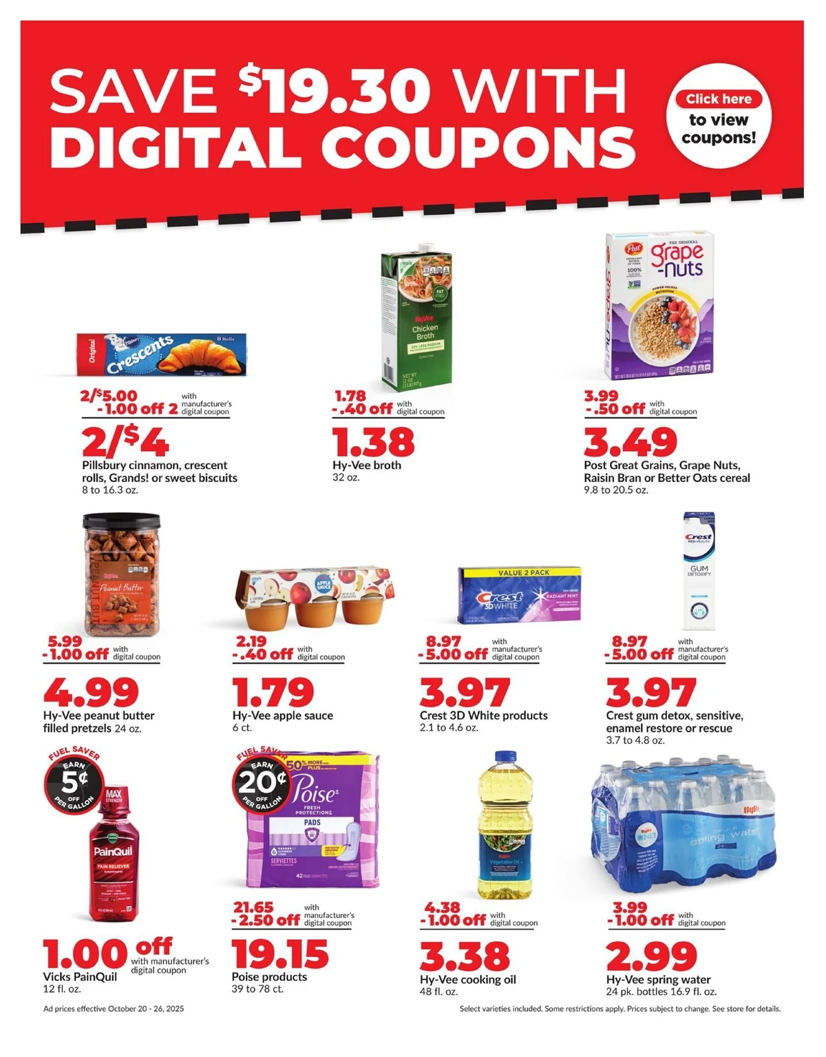 Hyvee Weekly Ad October 20 to October 26, 2025 4 – hyvee ad 20 26 06