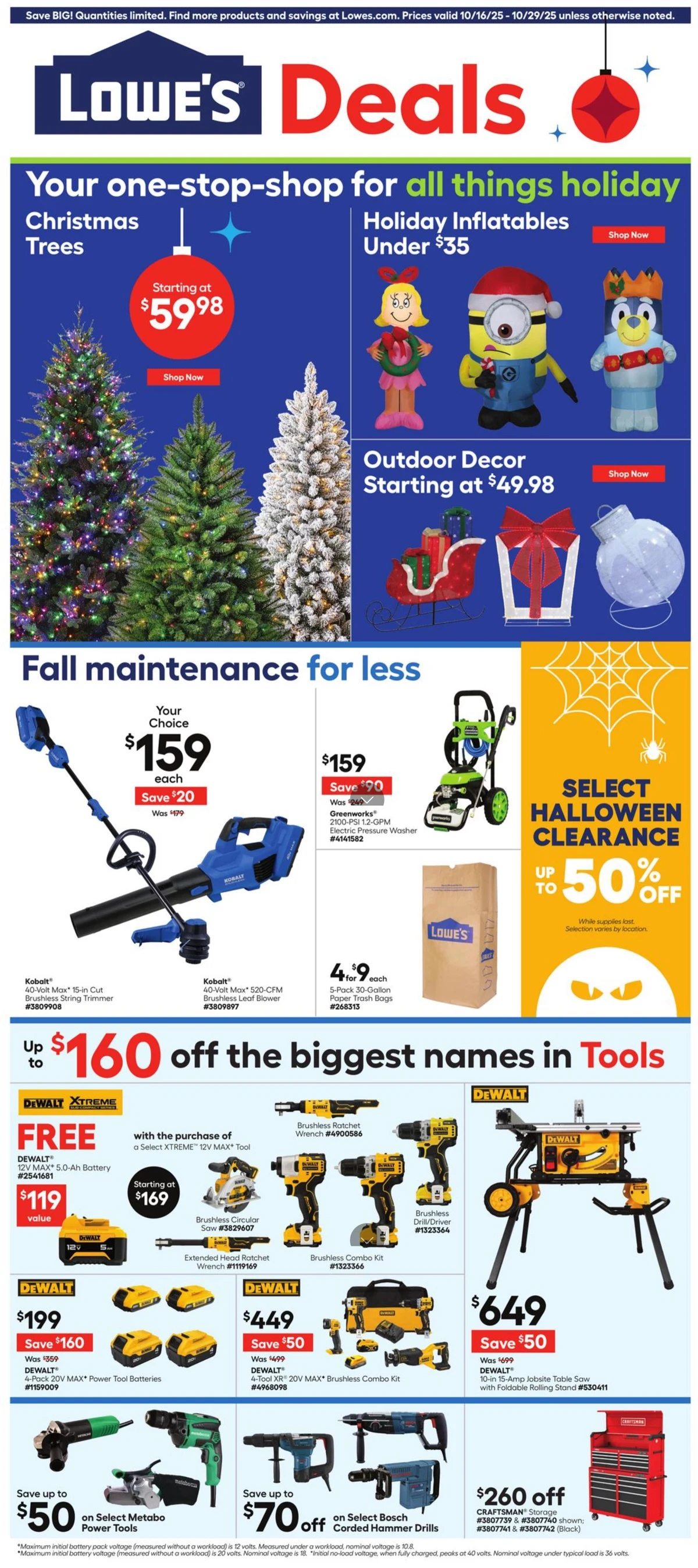 Lowe's Weekly Ad October 16 to October 22, 2025 1 – lowes ad 16 22 00001