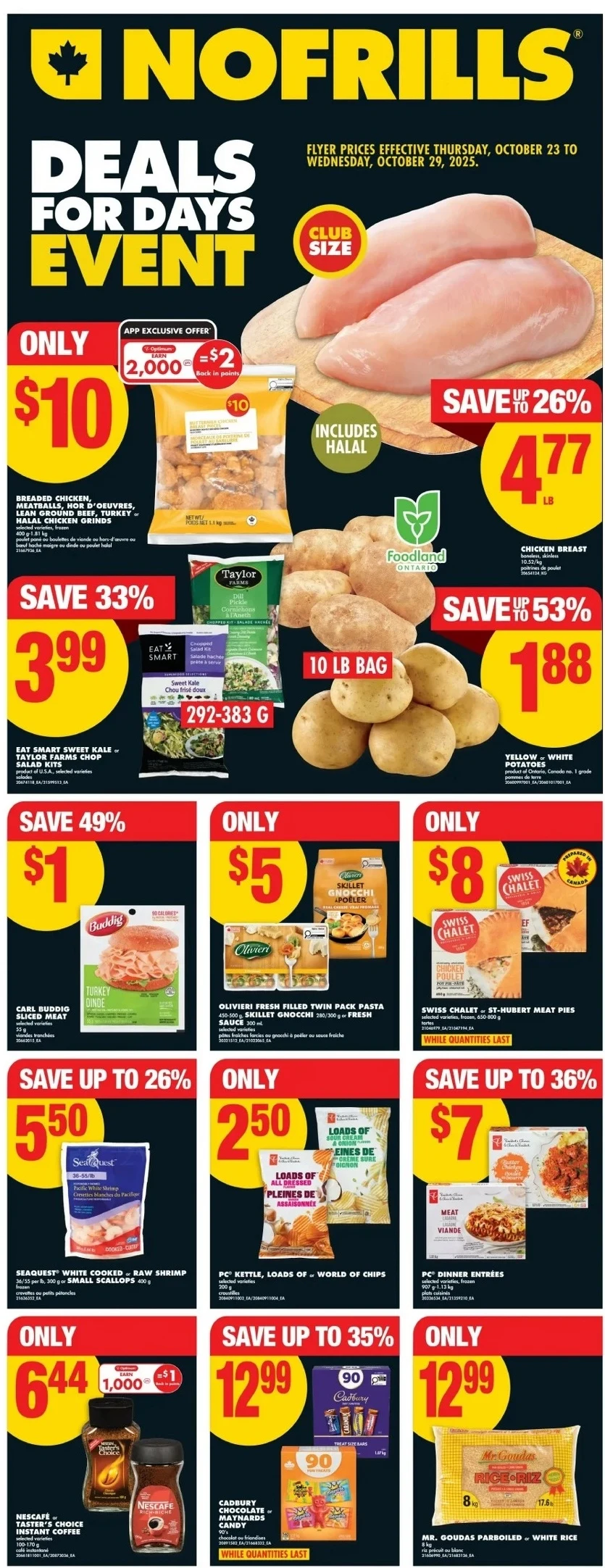 No Frills Flyer October 23 to October 29, 2025 354 – no frills flyer ont october 23 2