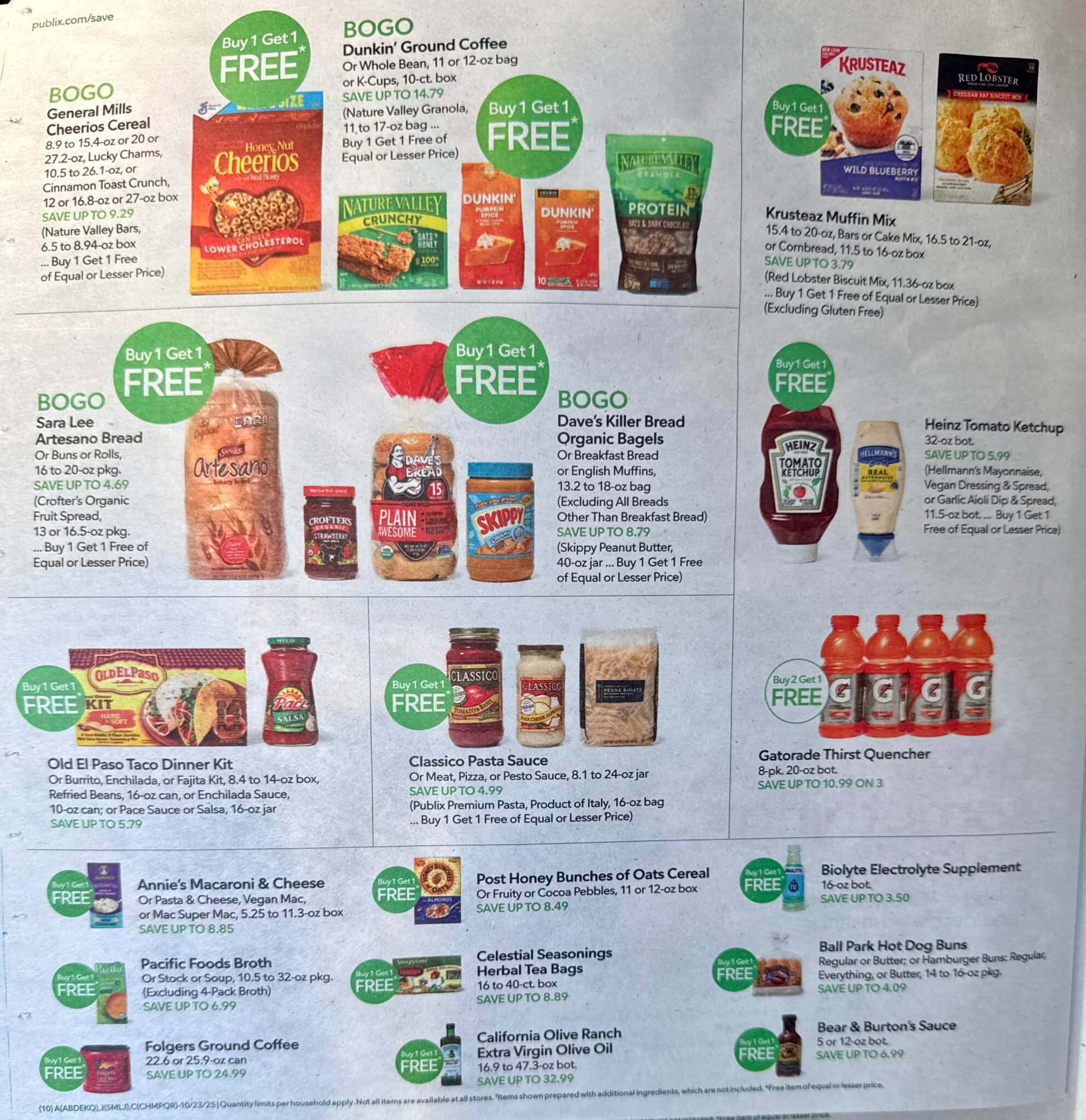 Publix Weekly Ad October 22 to October 28, 2025 5 –
