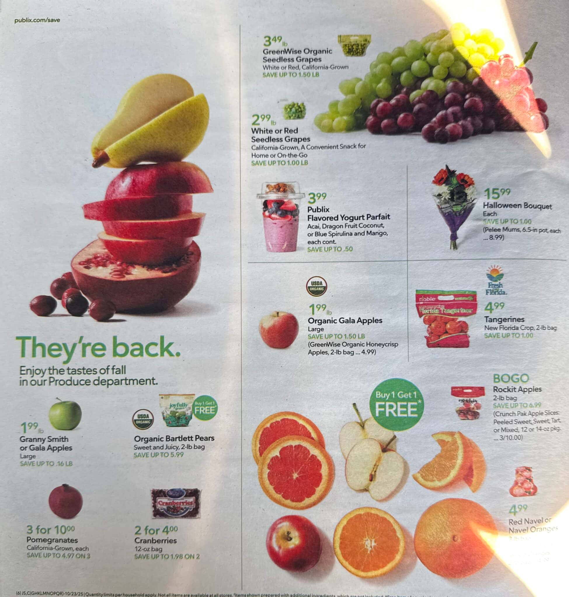 Publix Weekly Ad October 22 to October 28, 2025 2 –