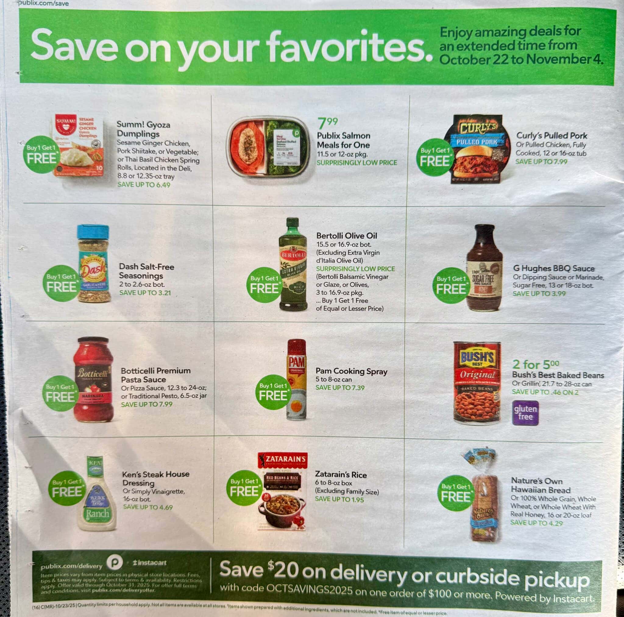 Publix Weekly Ad October 22 to October 28, 2025 4 –