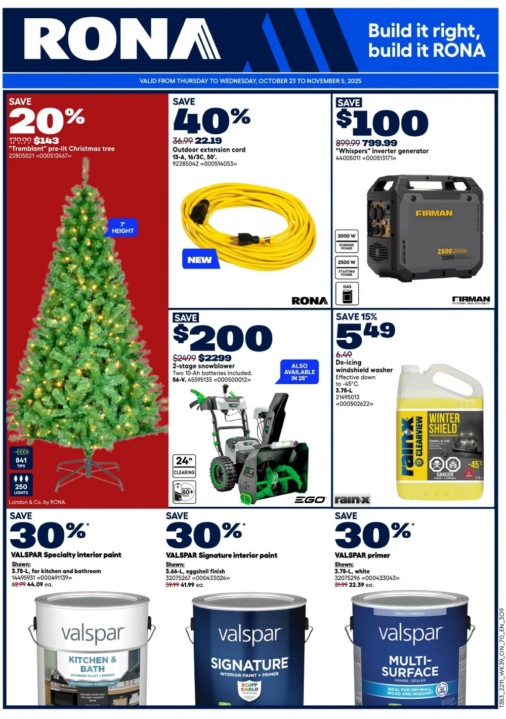 Rona Flyer October 30 to November 5, 2025 2 – rona flyer Rona Flyer October 30 to November 5, 2025 1 – rona flyer october 23 29 1 27045165