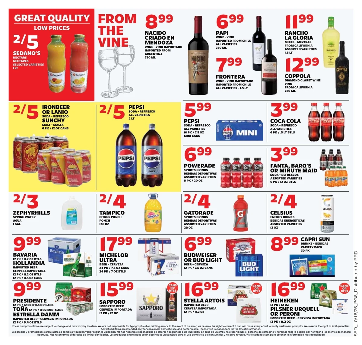 Sedano's Weekly Ad October 15 to October 21, 2025 2 – sedanos 15 21 8