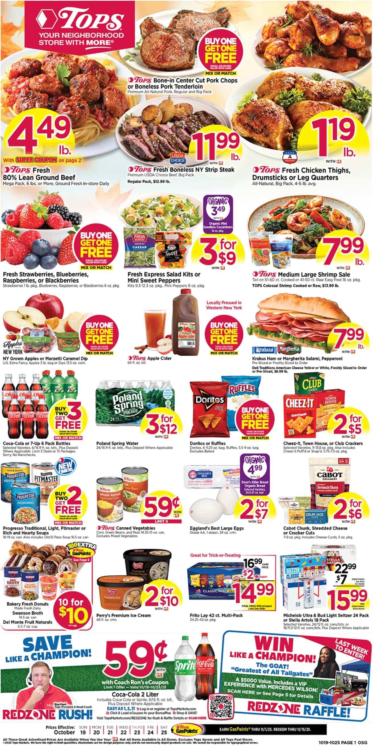 Tops Weekly Ad October 19 to October 25, 2025 1 – tops weekly ad 101925 01