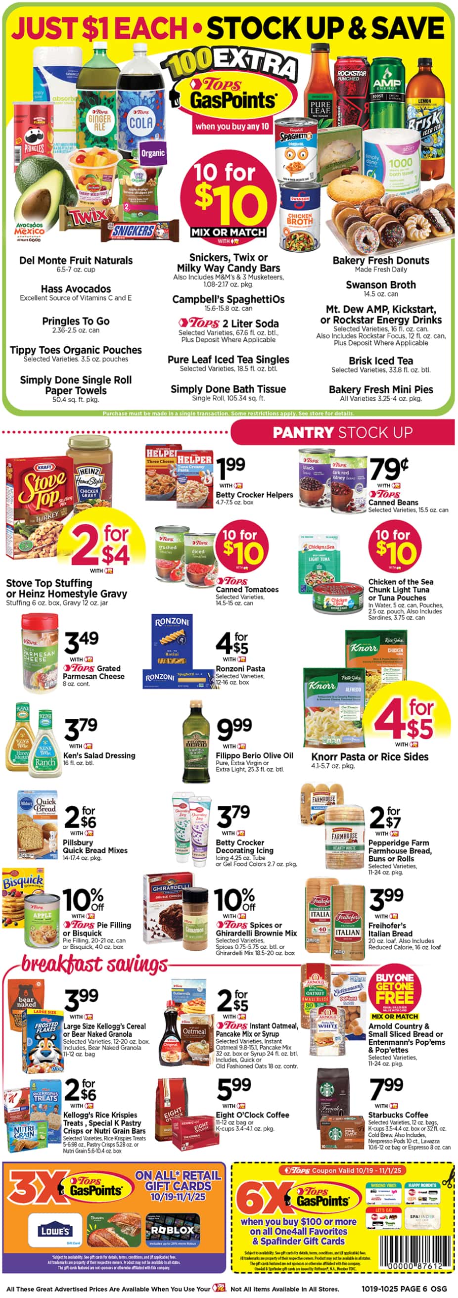 Tops Weekly Ad October 19 to October 25, 2025 4 – tops weekly ad 101925 06