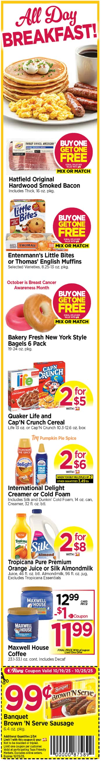 Tops Weekly Ad October 19 to October 25, 2025 7 – tops weekly ad 101925 09