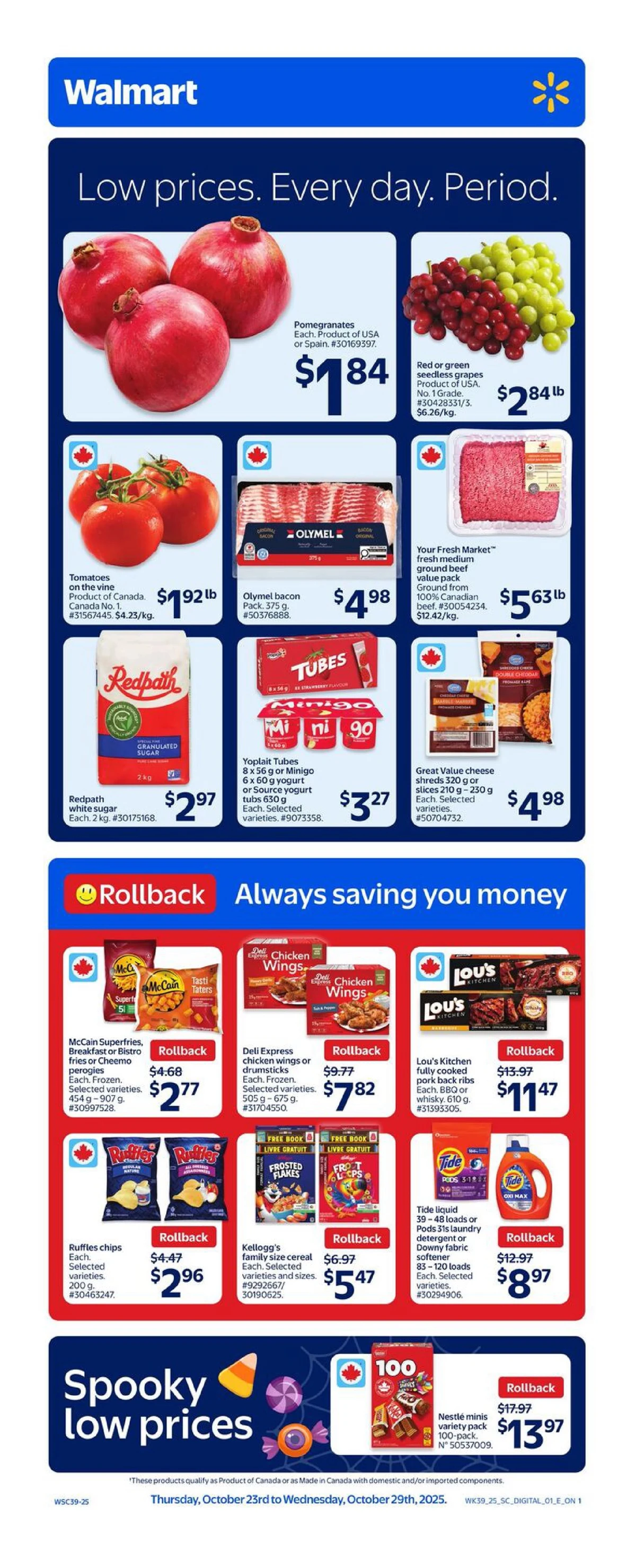 Walmart Flyer October 23 to October 29, 2025 350 – walmart flyer 23 29 01