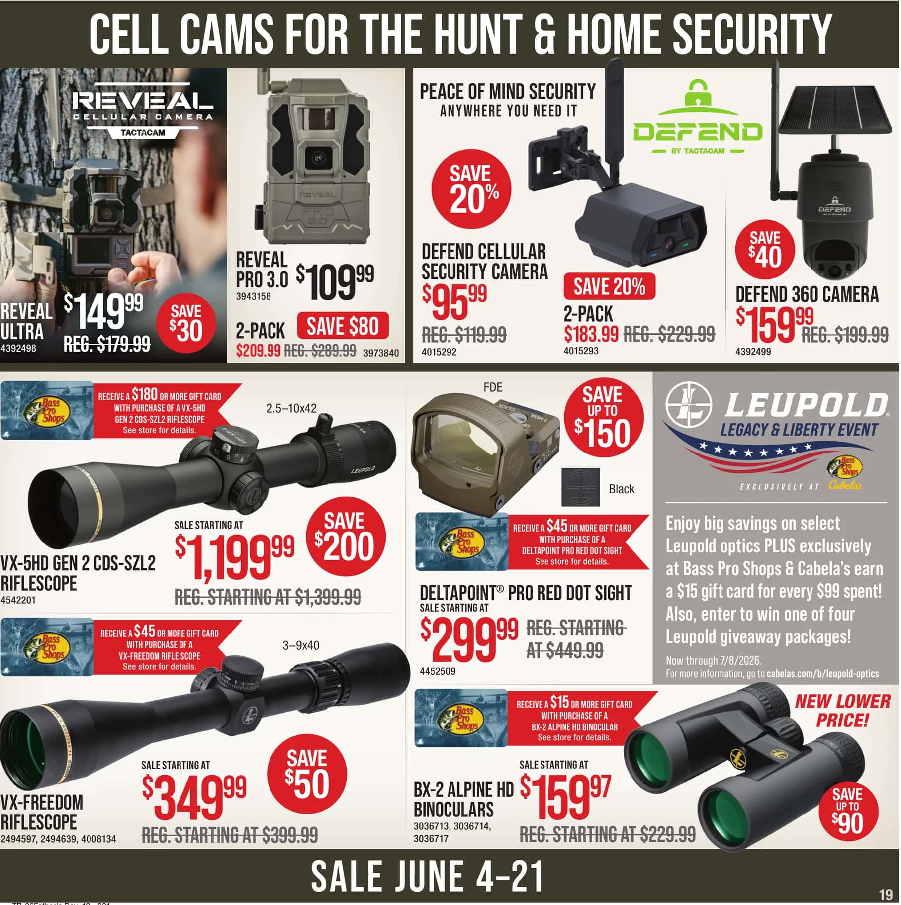 Bass Pro Shops Ad July 2026 - Image 1 June 4 To 21