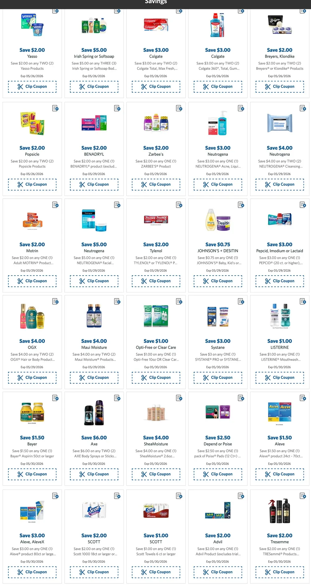 Coupons