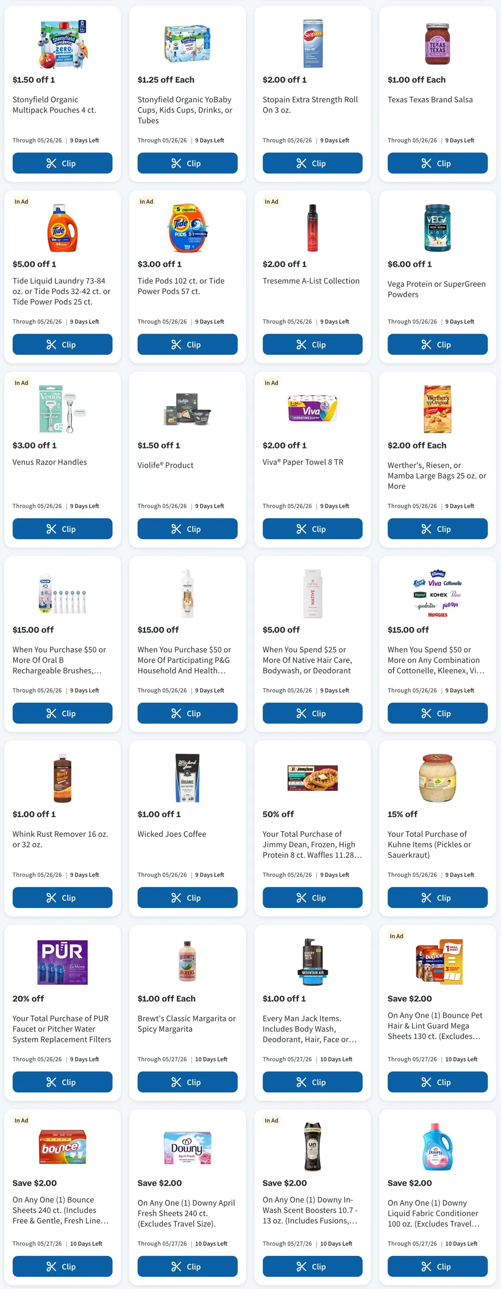 Coupons
