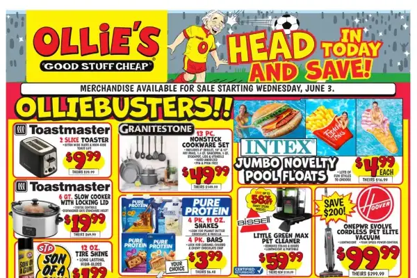 Ollie'S Weekly Ad June 3, 2026
