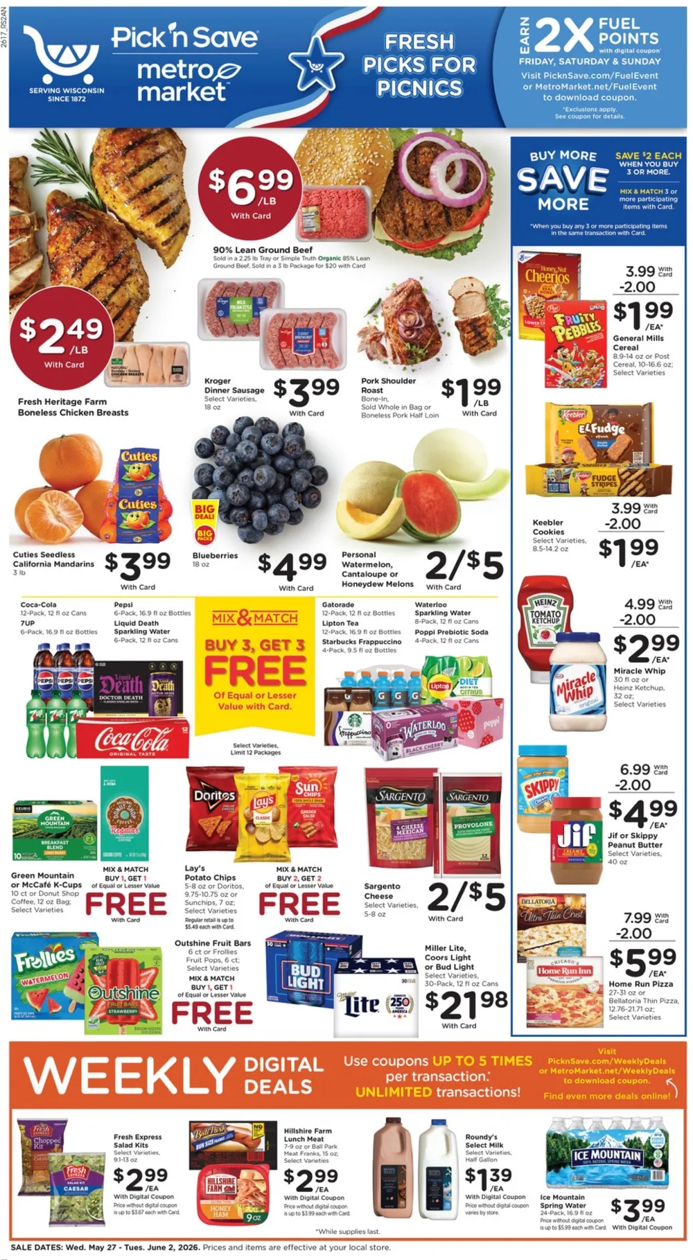 Pick N Save Weekly Ad Deals June 3 – 9, 2026 - Image 1 May 27 To June 2