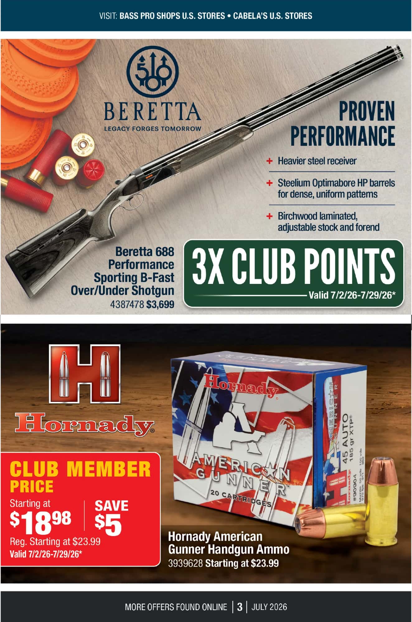 Bass Pro Shops Ad July 2026 - Image 1 July 2 - 29