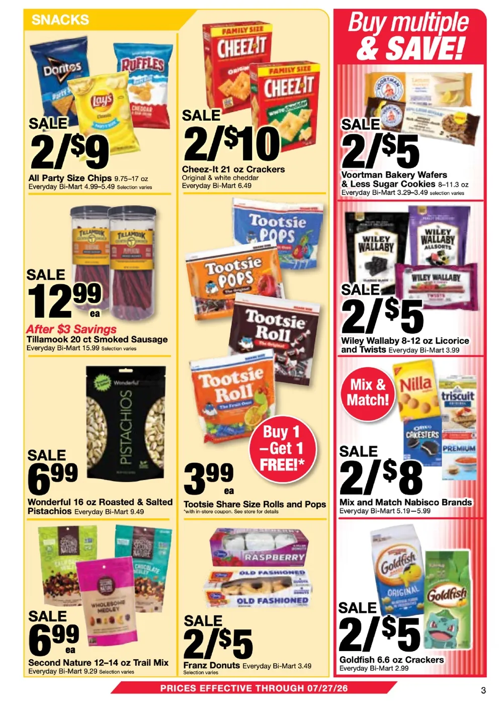 Bi Mart Weekly Ad July 7 - 28, 2026 - Image 1 July 7 - 28