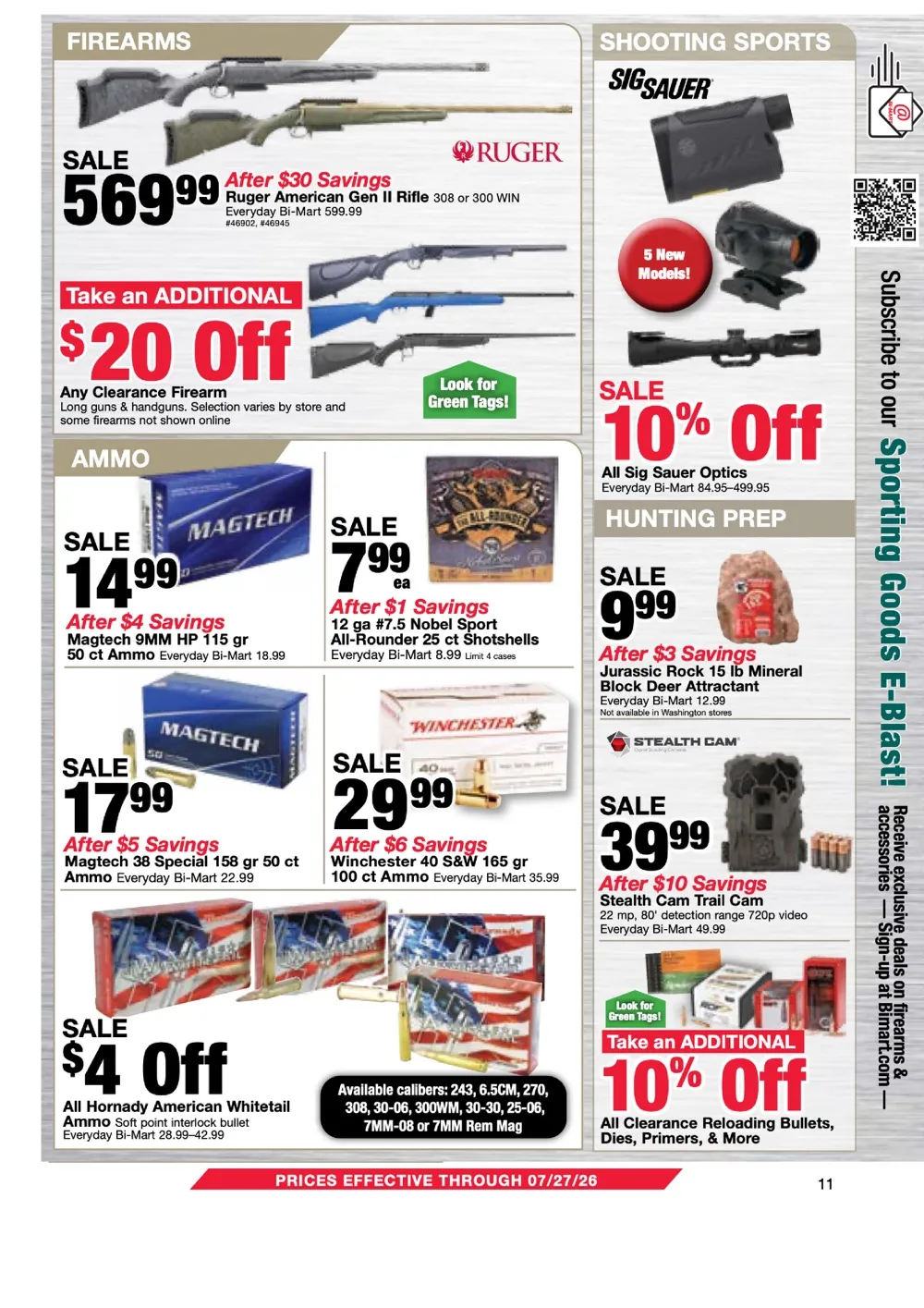 Bi Mart Weekly Ad July 7 - 28, 2026 - Image 1 July 7 - 28