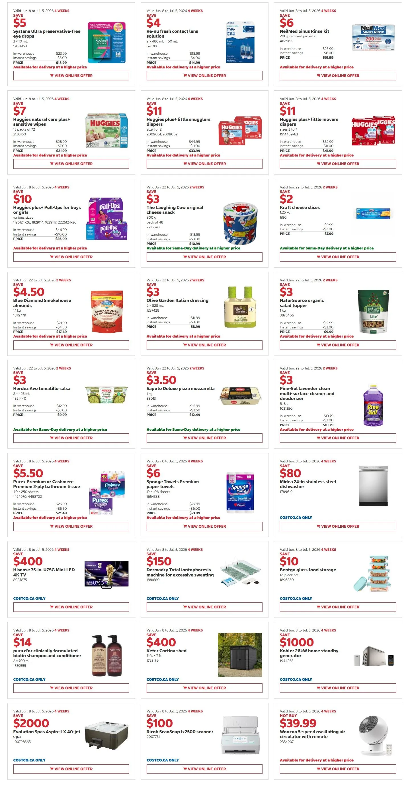 Costco Flyer July 20 – 27, 2026 - Image 1 June 20 - July 5