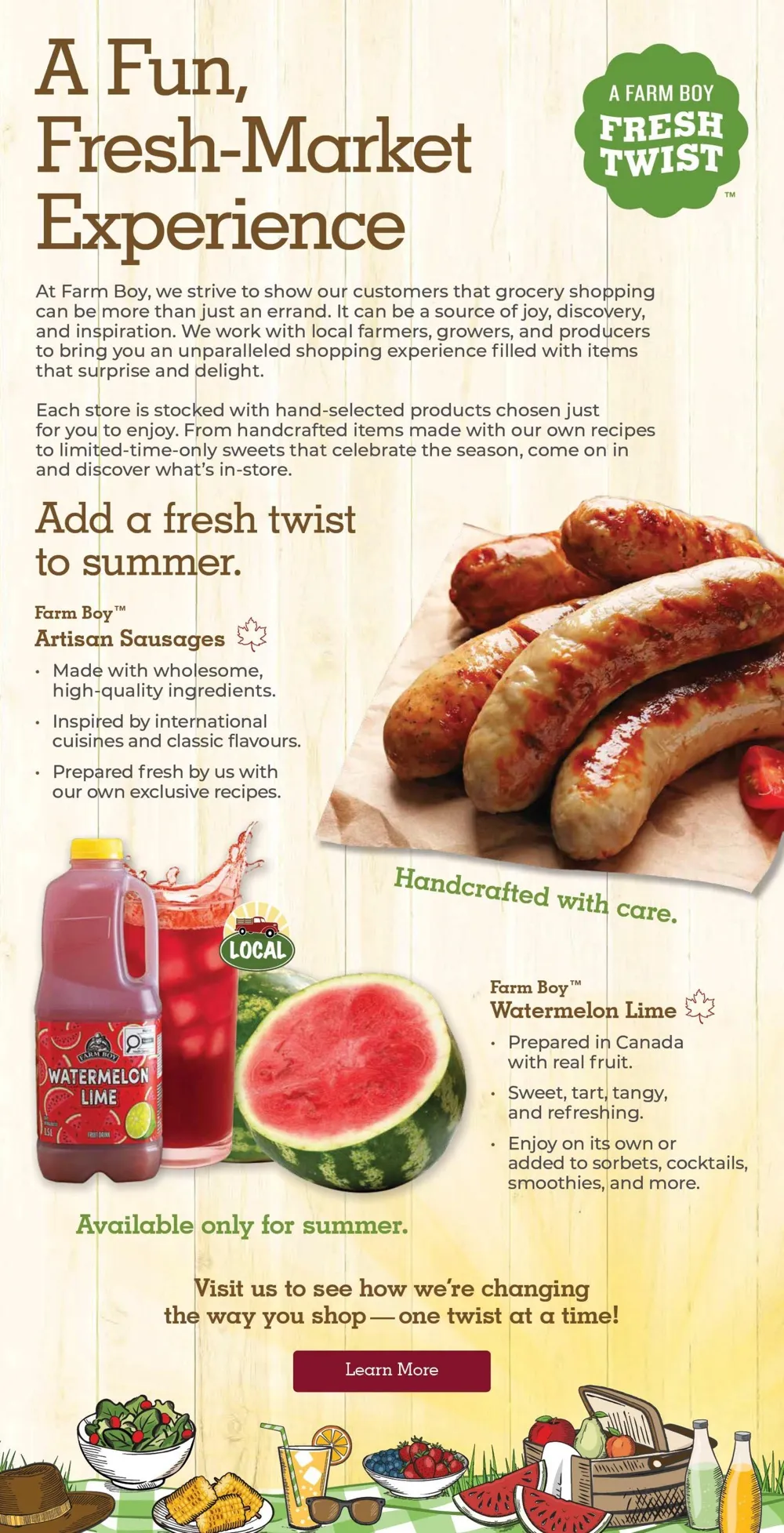 Farm Boy Flyer July 23 - 29, 2026 - Image 1 June 18 - 24